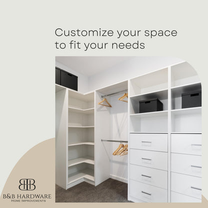 Custom Cut Cabinet Shelves – Maple Melamine, 1/2” Thick, Up to 60” Long