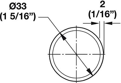 Modern Aluminum Closet Rod Kit – Seamless Round Design with End Supports