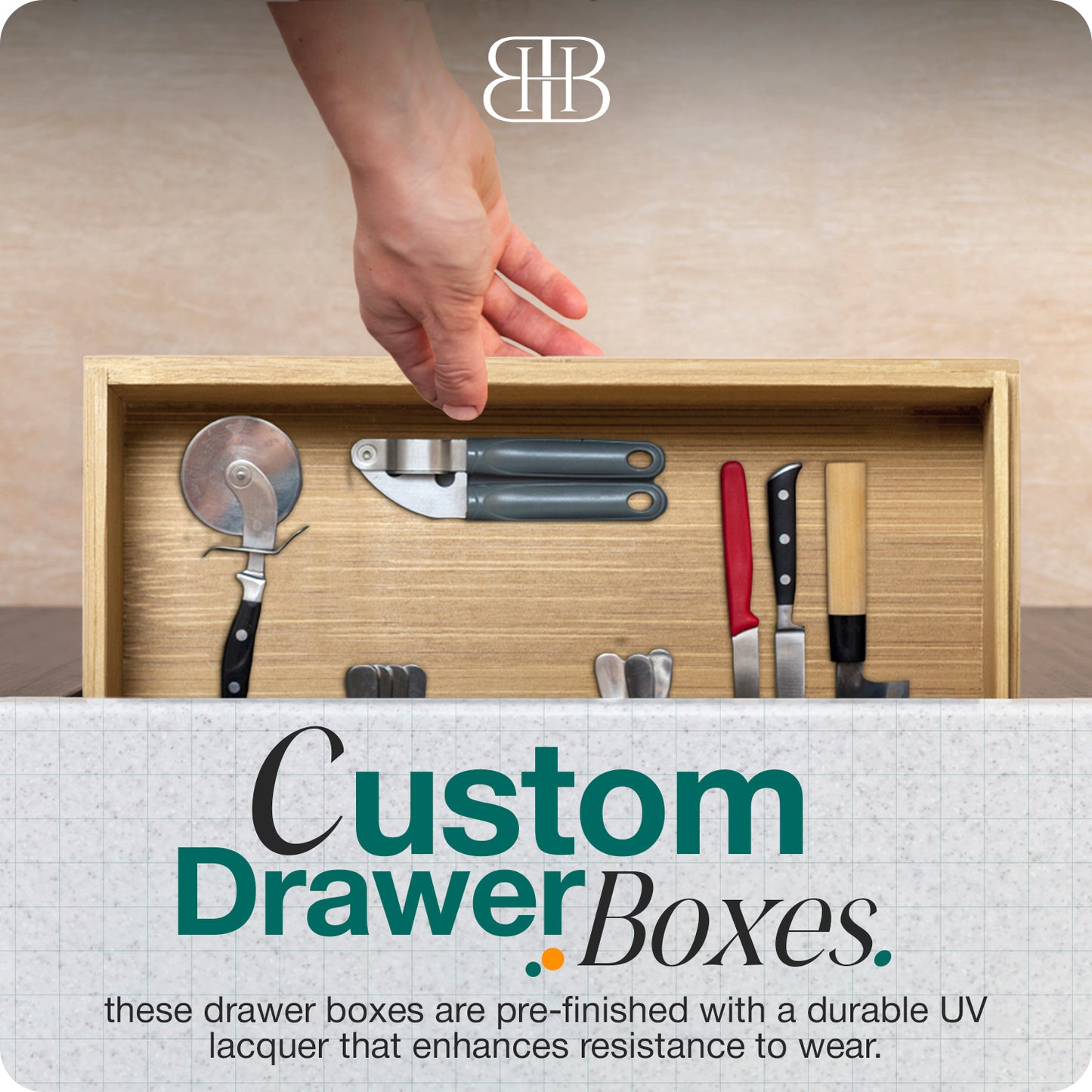 Custom Pull-Out Drawer for Pantry Cabinets – Birch Wood Organizer