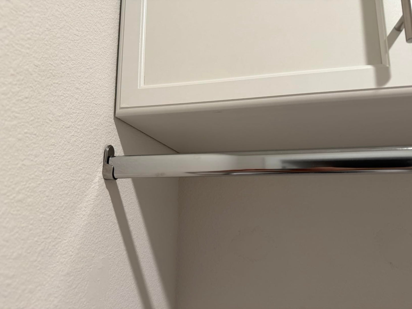 Modern Aluminum Closet Rod Kit – Seamless Oval  Design with End Supports