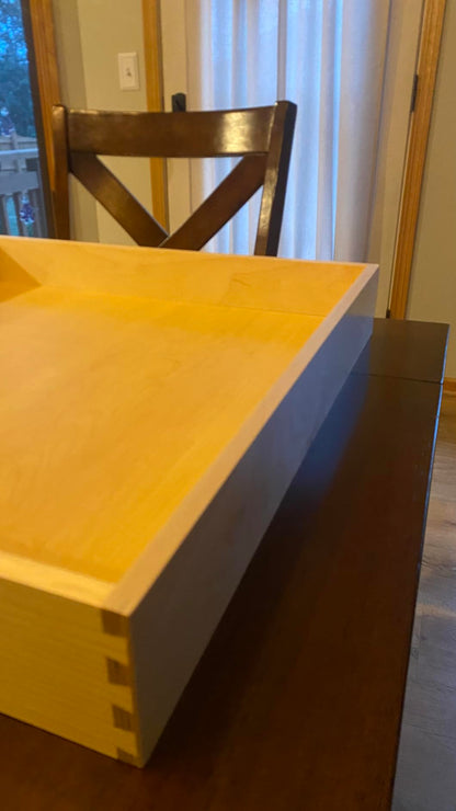 Custom Pull-Out Drawer for Pantry Cabinets – Birch Wood Organizer