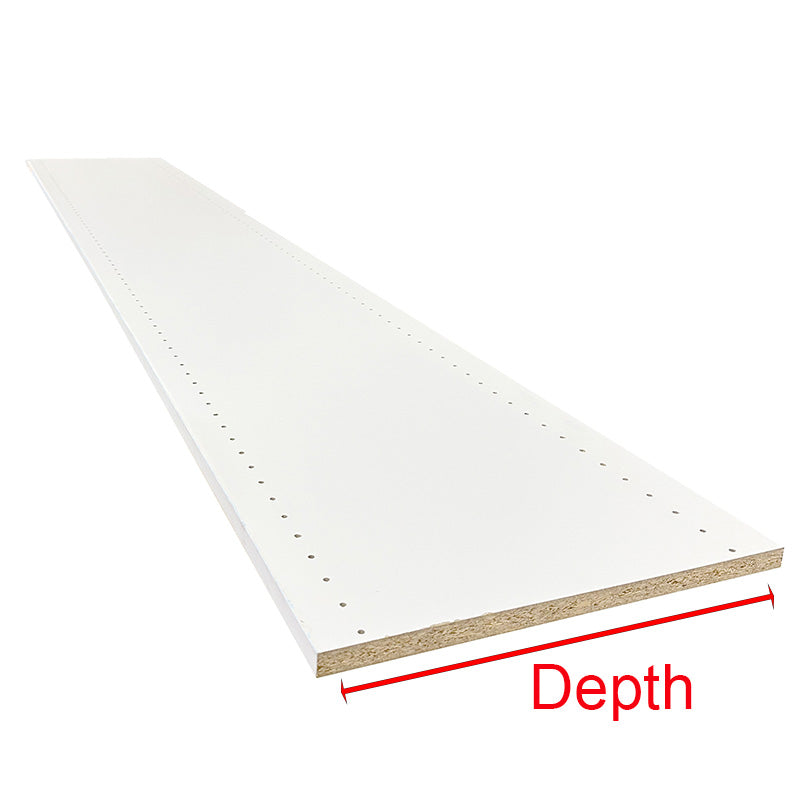B&B HARDWARE Closet Evolution Classic Vertical Panels Up to 80 Inch – Pre-Drilled Organizer Units – Scratch Resistant Laminate, Compatible with Closet Systems & Accessories ( Pack of 2)