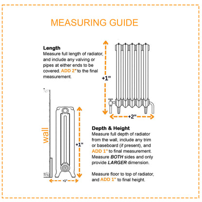 Modern Radiator Cover Cabinet – Premium MDF Heater Cover with Flat Panel Design
