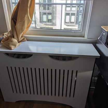 Custom Radiator Cover – Unfinished MDF, Paintable, Made to Size