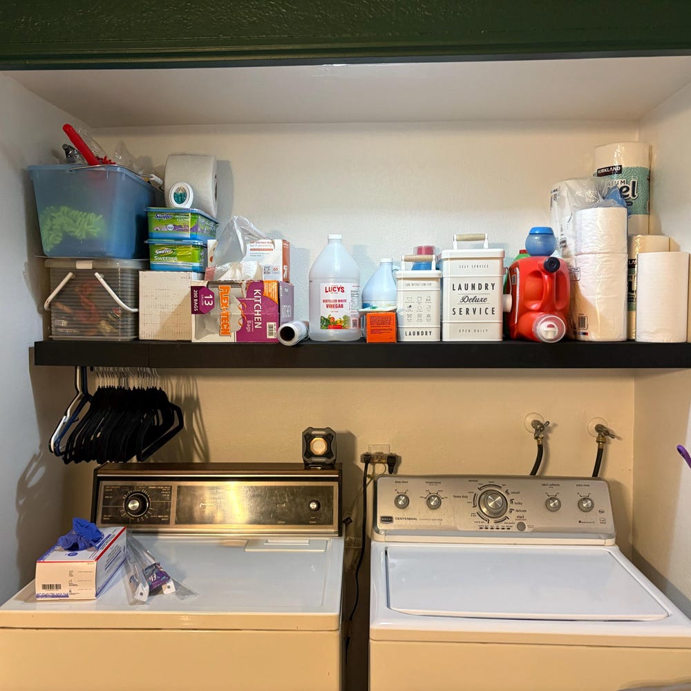 Wire Rack Shelf Cover Solid Wood Closet Shelf, Custom Fit for Wire Shelving, Easy Tool-Free Installation, Durable 1/2 Plywood, Linen Closet & Pantry Organizer