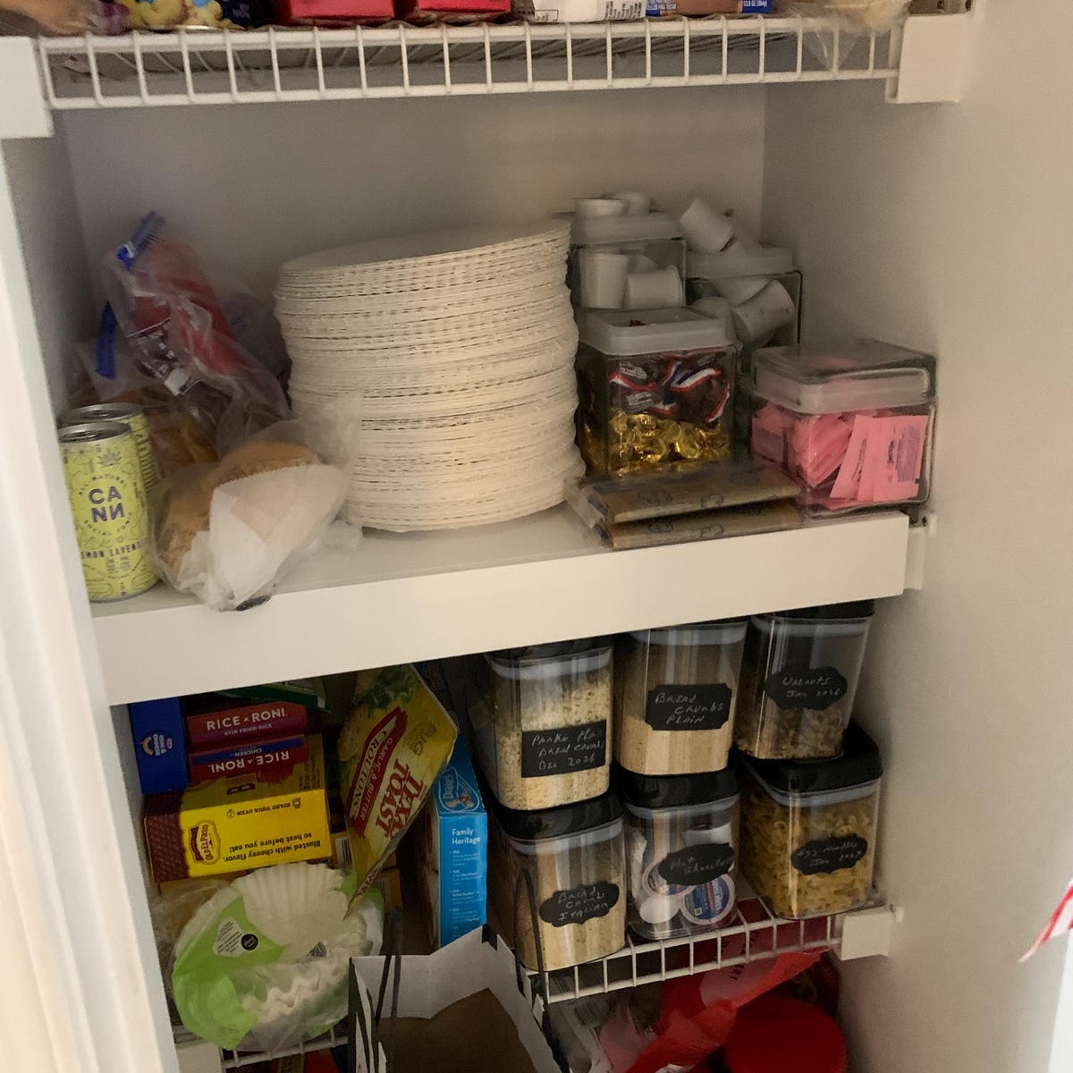 Wire Rack Shelf Cover Solid Wood Closet Shelf, Custom Fit for Wire Shelving, Easy Tool-Free Installation, Durable 1/2 Plywood, Linen Closet & Pantry Organizer