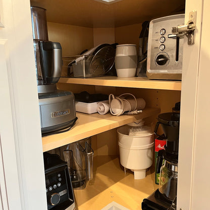 Custom Cut Cabinet Shelves – Maple Melamine, 1/2” Thick, Up to 60” Long
