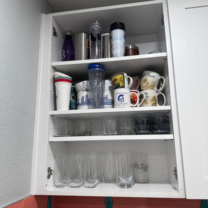 Custom Cut Cabinet Shelves – Maple Melamine, 1/2” Thick, Up to 60” Long