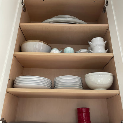 Custom Cut Cabinet Shelves – Maple Melamine, 1/2” Thick, Up to 60” Long