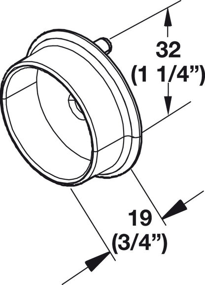Modern Aluminum Closet Rod Kit – Seamless Round Design with End Supports