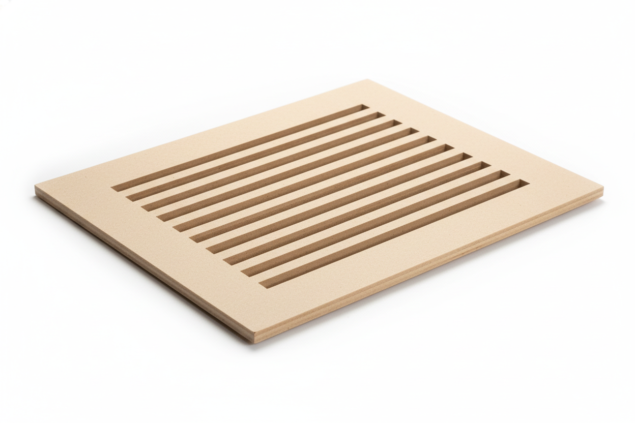 Modern & Customizable Vent Cover – 3/4" Thick Unfinished MDF - Air Vent Register Cover