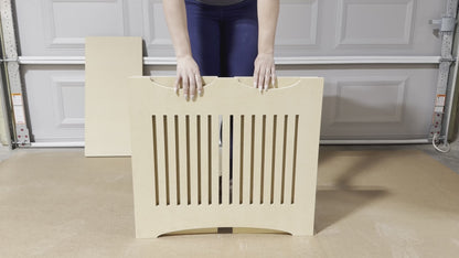 Modern Radiator Cover Cabinet – Premium MDF Heater Cover with Flat Panel Design